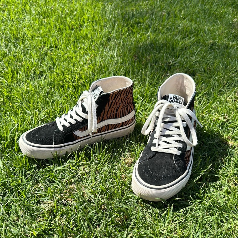 Vans Zebra Ultra Cush High-Top Sneakers 7.5
